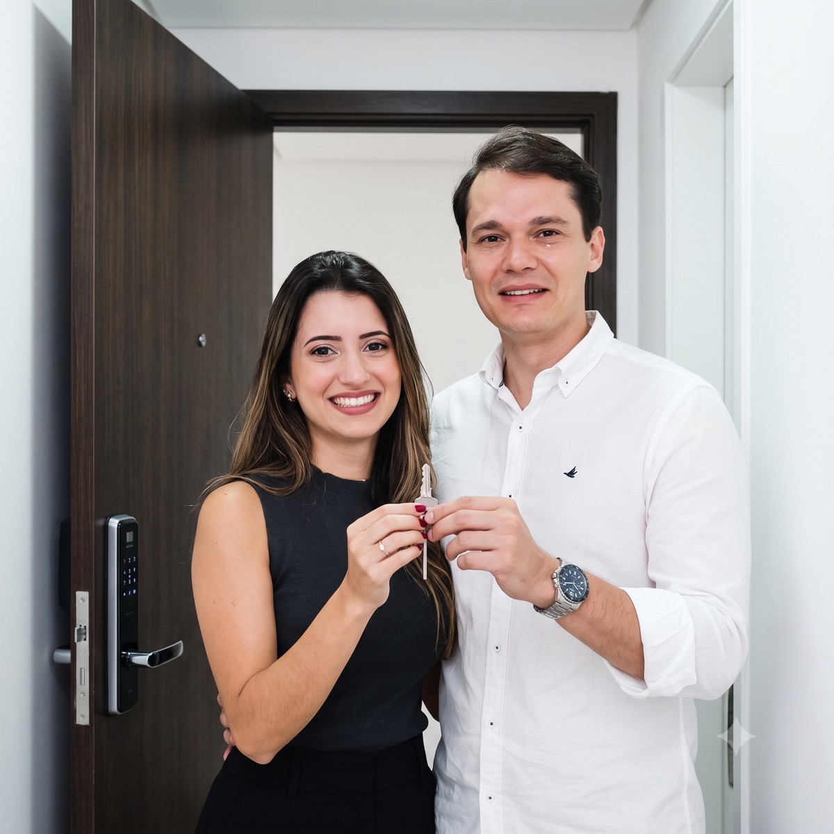 Entrada do apartamento novo