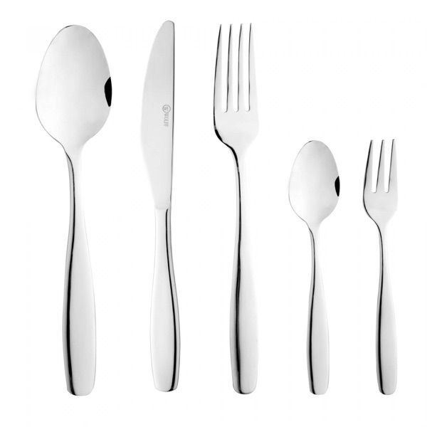 Faqueiro Cannes Wolff 30 Peças Aço Inox — 6 Pessoas